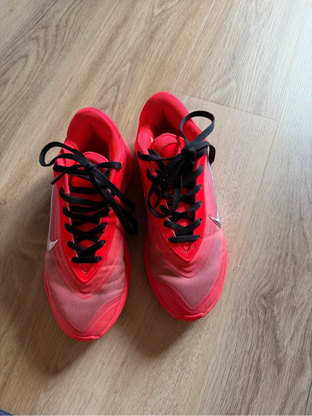 Red Aja women’s basketball shoes